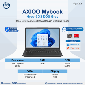 AXIOO MyBook Hype 5 X3 DOS Grey