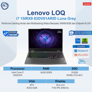 Lenovo LOQ 15IRX9 RTX 4050 i7 16GB 512GB 15.6"